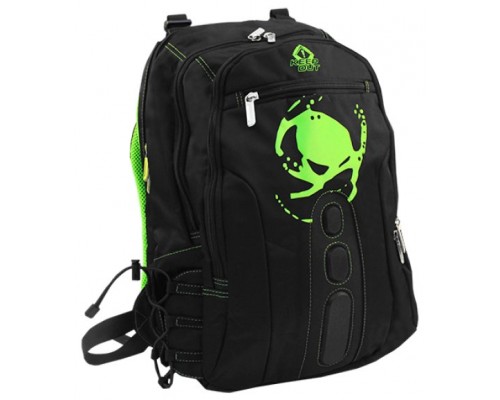 MOCHILA GAMING BK7GXL 17"" NEGRO/VERDE KEEPOUT