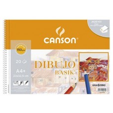 CUADERNO DE DIBUJO CON ESPIRAL CANSON C200400695/A4+/20 HOJAS