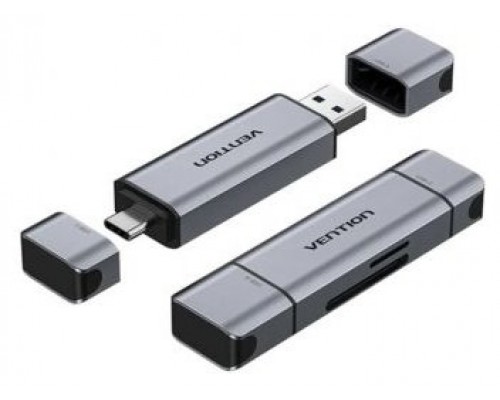LECTOR TARJETAS EXTERNO USB 3.0 NEGRO VENTION
