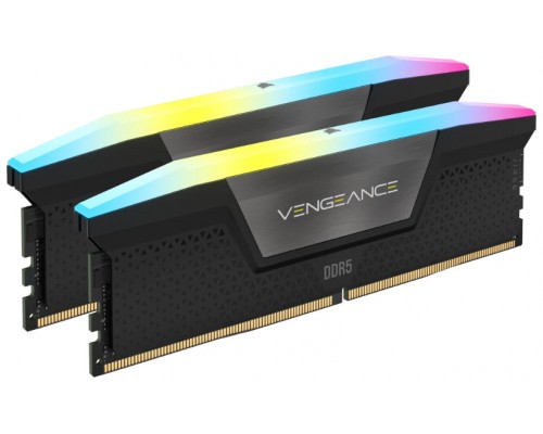 DDR5 32 GB(2X16KIT) 6600 VENGEANCE RGB BLACK CORSAIR