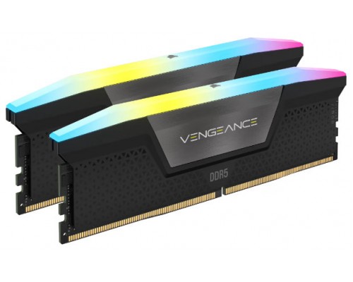 DDR5 64 GB(2X32KIT) 6000 VENGEANCE RGB BLACK CORSAIR