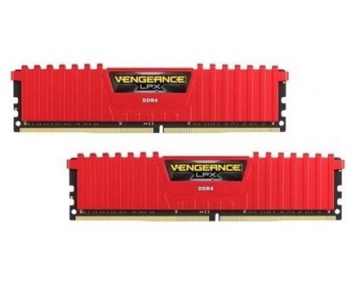 DDR4 16 GB(2X8KIT) 3000 VENGEANCE LPX RED CORSAIR