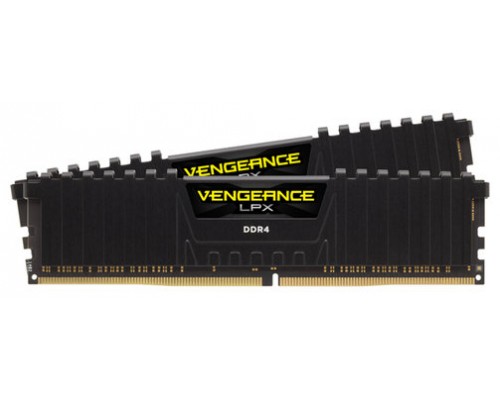 DDR4 16 GB(2X8KIT) 3600 VENGEANCE LPX BLACK CORSAIR