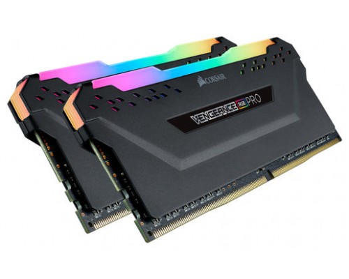 DDR4 16 GB(2X8KIT) 3600 VENGEANCE RGB PRO BLACK CORSAIR