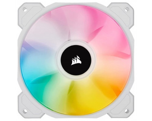 VENTILADOR AUXILIAR SP120 RGB ELITE 120MM WHITE SINGLE PACK CORSAIR