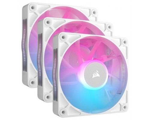 VENTILADOR AUXILIAR RX120 ICUE LINK RGB 120MM WHITE TRIPLE PACK CORSAIR