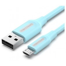 CABLE USB 2.0 A MICRO USB 2 M AZUL VENTION