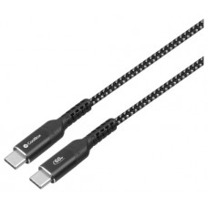 CABLE USB-C A USB-C PD 1.2M 60W GRIS COOLBOX
