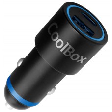 CARGADOR USB COCHE 48W USB-A/USB-C COOLBOX