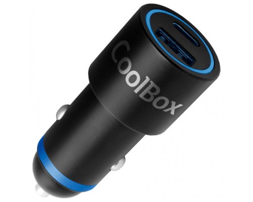 CARGADOR USB COCHE 48W USB-A/USB-C COOLBOX