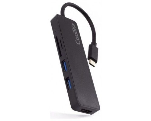 MINI DOCK USB-C LITE (2xUSB3.0/HDMI/MICRO SD) COOLBOX