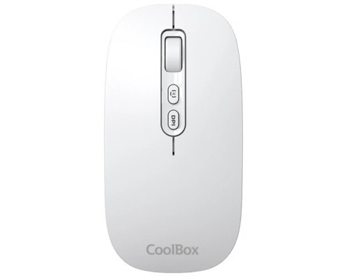 RATON OPTICO WIRELESS W02 IA BLANCO COOLBOX