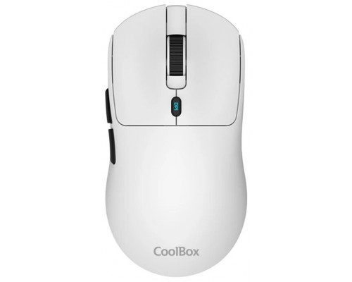 RATON GAMING OPTICO WIRELESS RECARGABLE W03 BLANCO COOLBOX