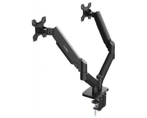 SOPORTE 2 MONITORES 32"" NEGRO COOLBOX