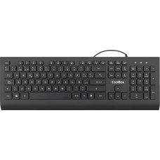 TECLADO USB FLAT PRO 1.8 M SILENCIOSO NEGRO COOLBOX-AA1 TECLADO USB FLAT PRO 1.8 M SILENCIOSO NEGRO COOLBOX