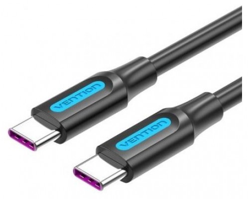 CABLE USB-C A USB-C 1 M NEGRO VENTION