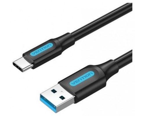 CABLE USB-A 3.0 A USB-C 1.5 M NEGRO VENTION