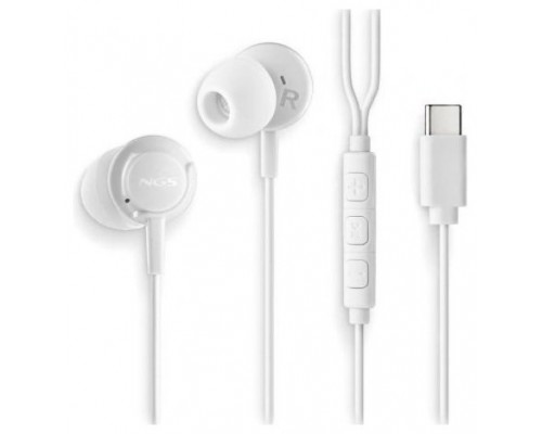 AURICULARES NGS CROSS STEP WH