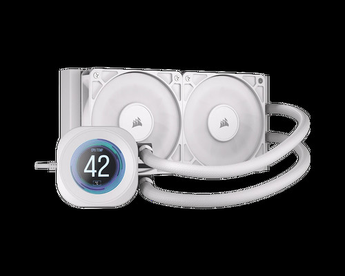 REFRIGERACION LIQUIDA NAUTILUS RS LCD 240 WHITE CORSAIR