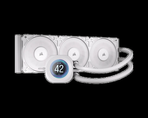 REFRIGERACION LIQUIDA NAUTILUS RS LCD 360 WHITE CORSAIR