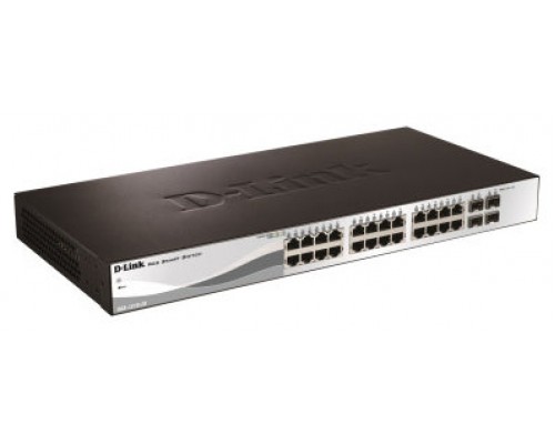 D-LINK SWITCH 28 PUERTOS 10/100/1Gbit +4 Gbit. SFP