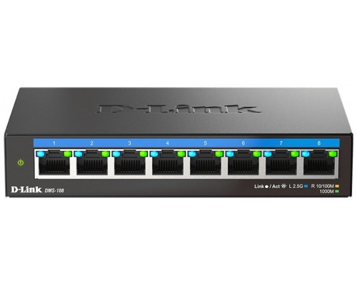 D-LINK SWITCH 8 PUERTOS 10/100/1Gbit/2.5G MULTI-GIGABIT