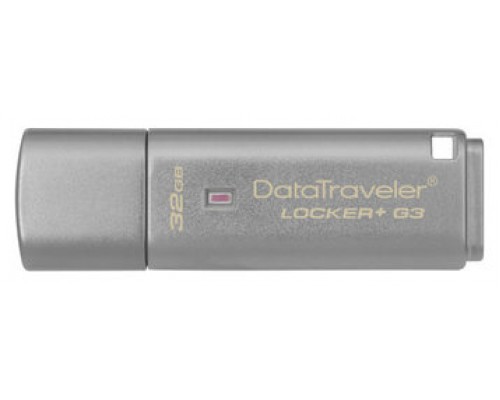 USB DISK 32 GB DATATRAVELER LOCKER+ G3 USB 3.0 KINGSTON