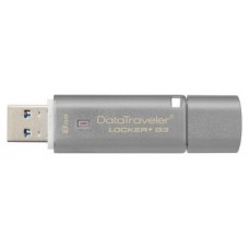 USB DISK 8 GB DATATRAVELER LOCKER+ G3 USB 3.0 KINGSTON