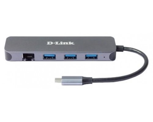 D-LINK DOCKING STATION USB-C 5 EN 1 CON ETHERNET/SUMINISTRO ELECTRICO
