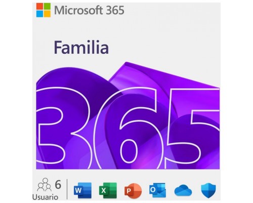 MICROSOFT 365 FAMILIA 1 AÑO DESCARGA ESD