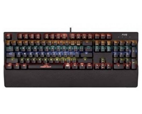 TECLADO GAMING RGB MECHANICAL F115 KEEPOUT