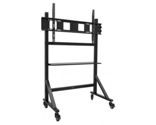 SOPORTE SUELO OPTIMUS CON RUEDAS 60""-105" NEGRO TOOQ