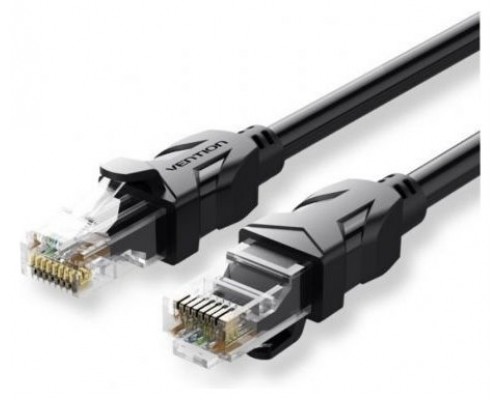 CABLE DE RED LATIGUILLO RJ45 UTP CAT6 AWG26 30 M NEGRO VENTION