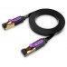 CABLE DE RED LATIGUILLO RJ45 CAT.7 STP AWG30 0.5 M NEGRO VENTION