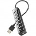 HUB 7 PUERTOS USB IHUB7 TINY + AC ADAPTER NGS