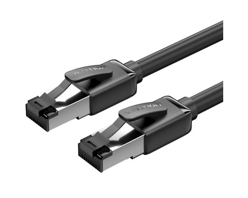 CABLE DE RED LATIGUILLO RJ45 CAT.8 SFTP 20 M NEGRO VENTION