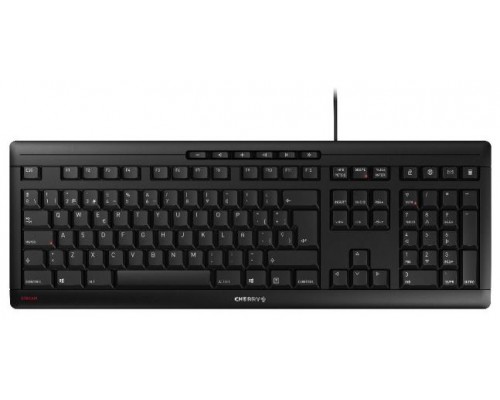 TECLADO STREAM NEGRO CHERRY