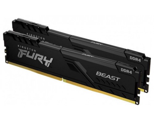 DDR4 16 GB (2X8KIT) 3600 Mhz. FURY BEAST KINGSTON