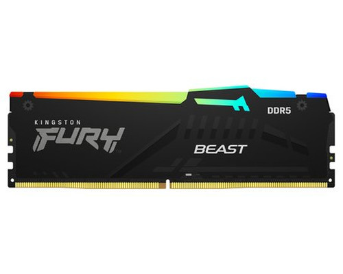 DDR5 32 GB 5600 Mhz. FURY BEAST RGB KINGSTON