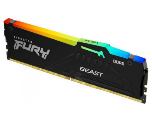 DDR5 8 GB 5600 Mhz. FURY BEAST RGB KINGSTON