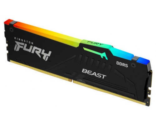DDR5 16 GB 6000 Mhz. FURY BEAST RGB KINGSTON