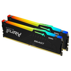 DDR5 64 GB (2X32KIT) 6000 Mhz. FURY BEAST RGB KINGSTON-AA92 DDR5 64 GB (2X32KIT) 6000 Mhz. FURY BEAST RGB KINGSTON