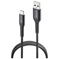 CABLE USB-A A USB-C 1 M KNOT NEGRO NGS