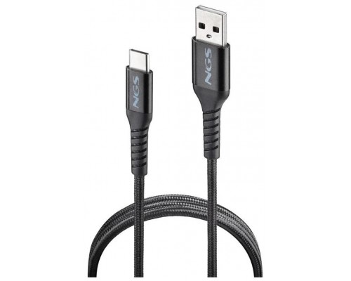 CABLE USB-A A USB-C 1 M KNOT NEGRO NGS