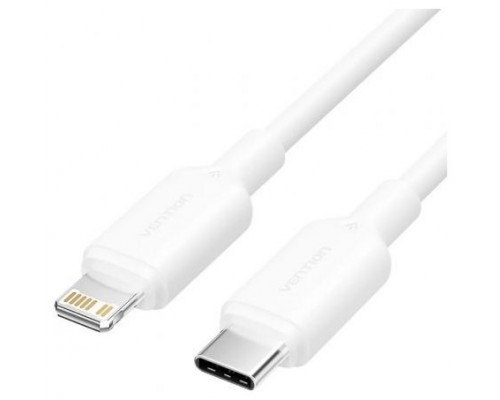 CABLE 2.0 USB-C A LIGHTNING 1 M BLANCO VENTION