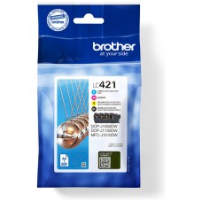 MULTIPACK 4 CARTUCHOS TINTA LC421 BK/C/M/Y BROTHER