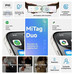LOCALIZADOR GPS MITAG DUO IOS/ANDROID BLANCO + LLAVERO MARRON LEOTEC