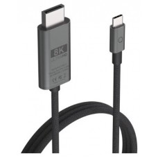 CABLE USB-C A DISPLAYPORT PRO NEGRO 2M LINQ