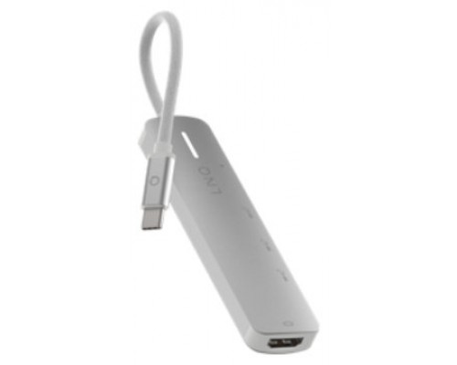 HUB 5 PUERTOS PRO USB-C 140W GRIS LINQ