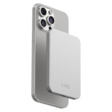 POWER BANK MAGNETICA WIRELESS 5000mAh PLATA LINQ